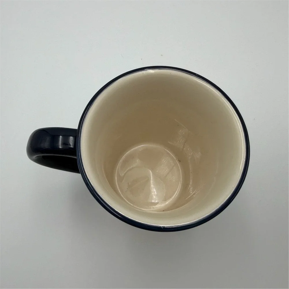 Certified International Nantucket Snowman‎ Coffee Mug Blue Christmas